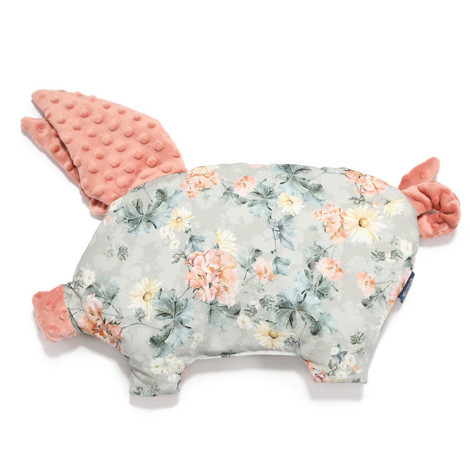 Imagine Pernuta Sleepy Pig Minky - Blooming Boutique - Papaya