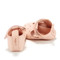 Moonie's - Papucei de piele pentru bebelusi Roz pal F3