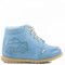 Pantofi din piele - Handmade - Emel bleu F5