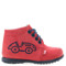 Pantofi din piele - handmade - EMEL rosu F2