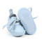 Imagine Moonie's First - Papucei de piele pentru bebelusi - Cloudy Blue