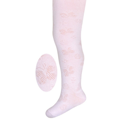 Imagine Ciorapi fetite roz cu model