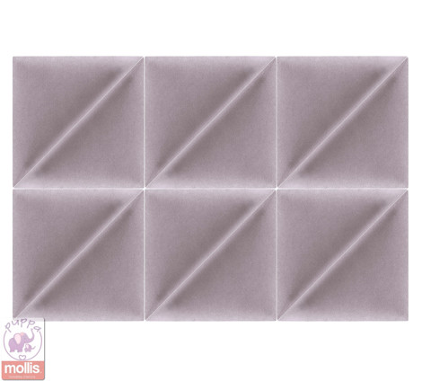 Imagine Mollis Basic 02 Lavender (Triunghi - Set 2 buc = 30x30 cm)