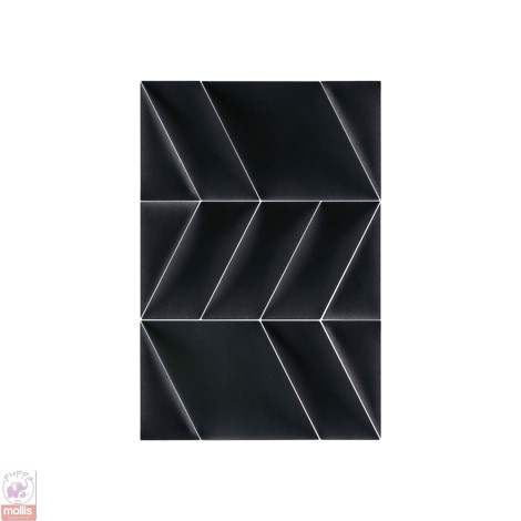 Imagine Mollis Abies 02 Black (Paralelogram B - 30x15 cm)